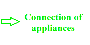 Connection of appliances